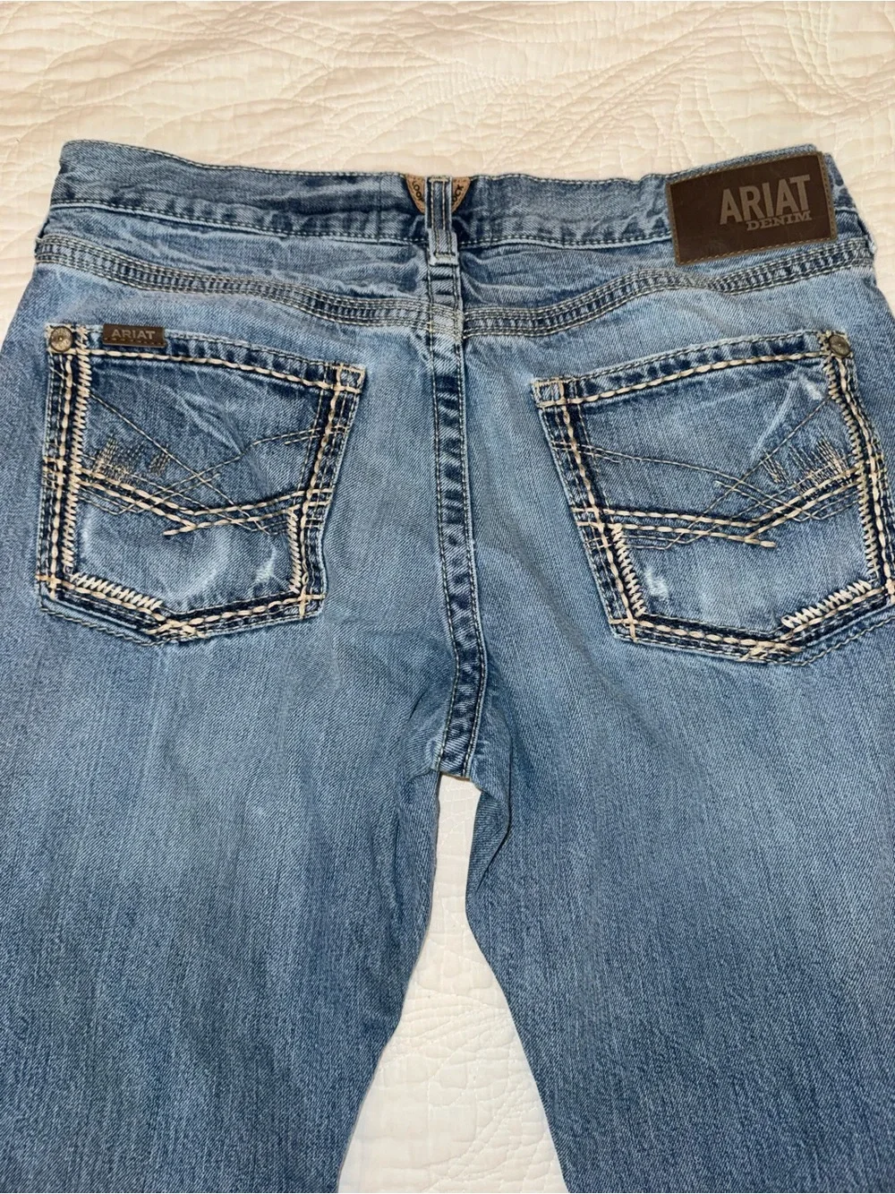 Ariat M5 Straight Fit Straight Leg Jeans Men’s 33x30 Western Denim Cowboy
